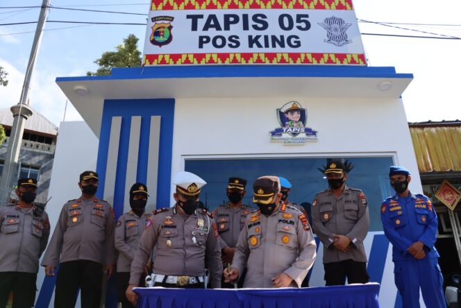 
					Kapolresta Bandar Lampung Resmikan Pospol Tapis
