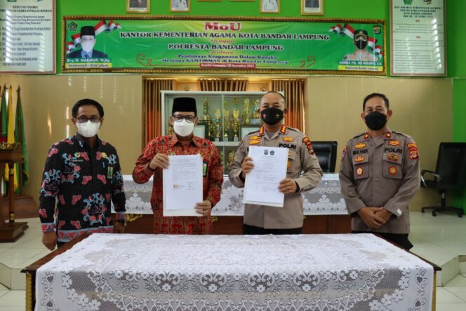 
					Cegah Radikalisme, Polresta Bandar Lampung  Gandeng Kemenag