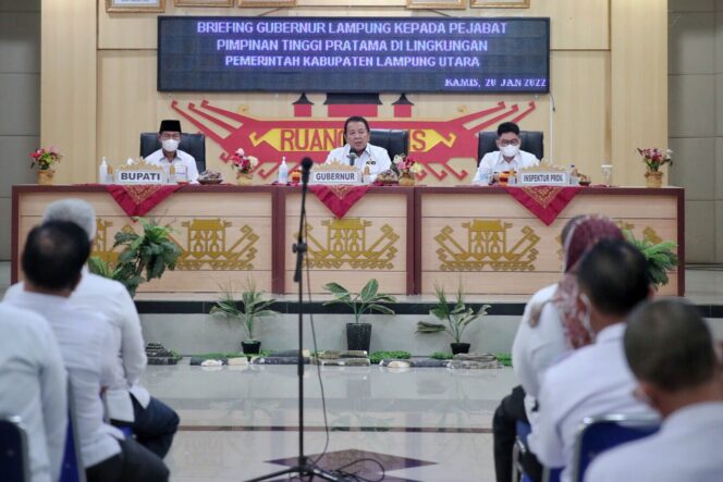 
					Beri Motivasi ASN di Lampura, Gubernur Arinal: Patuhi Aturan, Jauhi Politik Praktis dan Paham Radikalisme
