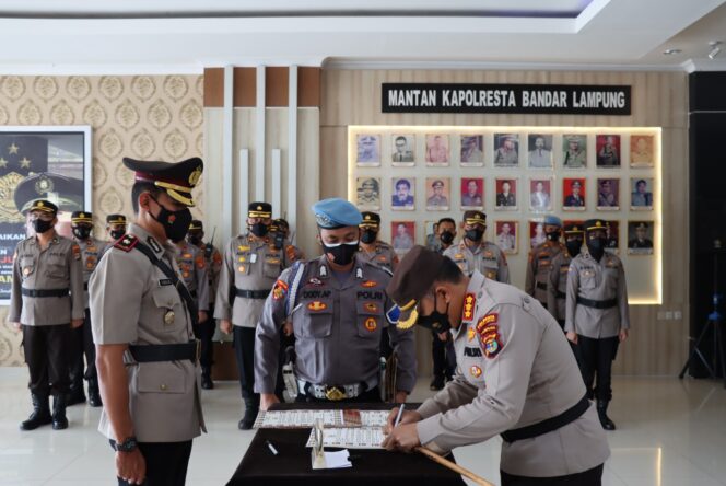 
					Kasat Intelkam Polresta Bandar Lampung Resmi Berganti