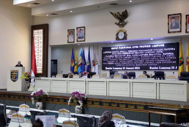 
					Wagub Chusnunia Apresiasi Disetujuinya 7 Raperda Prakarsa Pemprov oleh DPRD Lampung