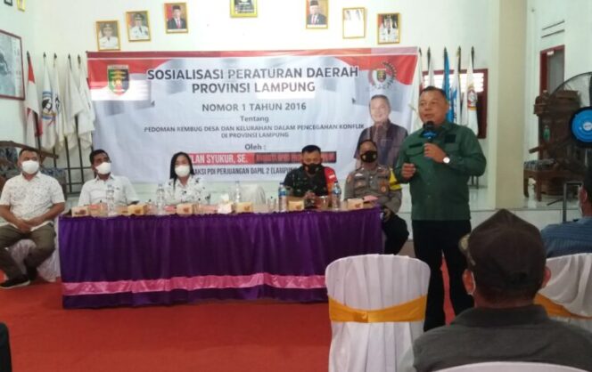 
					Sahkan Syukur Sosialisasi Perda Nomor 1 Tahun 2016 di Kecamatan Tanjung Sari
