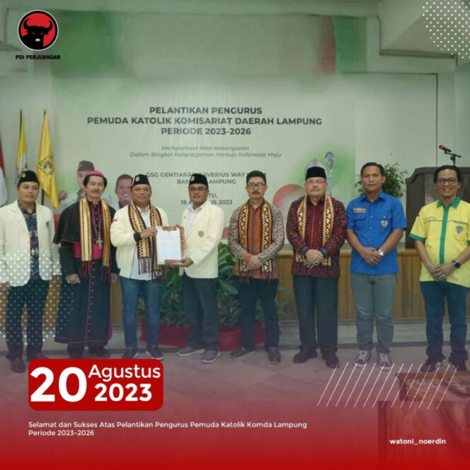
					Watoni Nurdin Hadiri Pelantikan Pemuda Katolik