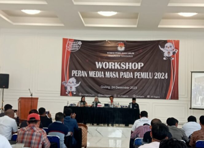 
					KPU Tanggamus Gelar Workshop bersama Awak Media