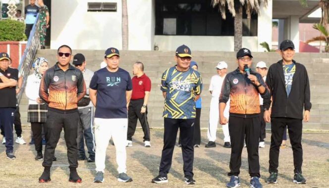 
					Pemprov dan Pengurus KONI Lampung Laksanakan Senam Bersama Seluruh Atlet PON 