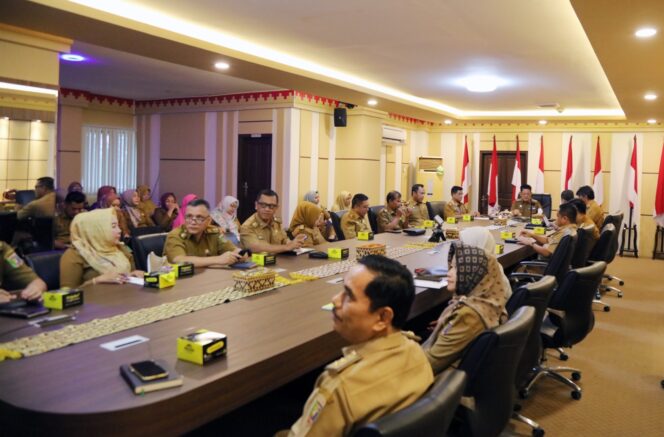
					Pemprov Lampung Gelar Rapat Persiapan Kunjungan Kerja Pj Gubernur Samsudin ke Kabupaten Pringsewu dan Tanggamus