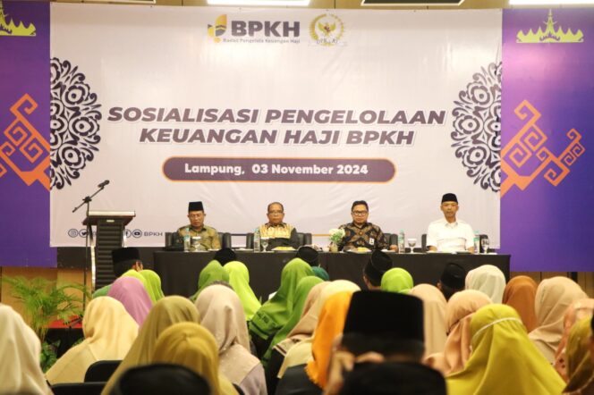 
					Penjabat Gubernur Lampung Buka Sosialisasi Pengelolaan Keuangan Haji BPKH dan Dorong Persiapan Bandara Radin Inten II untuk Pelayanan Haji