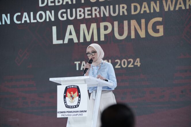 
					Cawagub dr Jihan Nurlela Serukan Kebersamaan dalam Membangun Lampung Lebih Maju di Debat Kedua