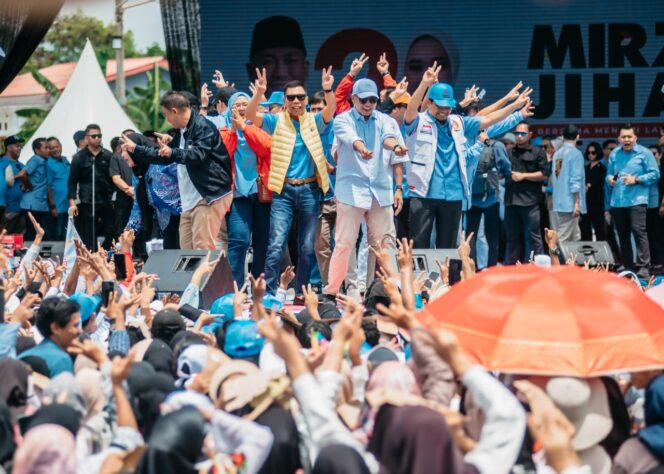 
					Kampanye Akbar Mirza Jihan di PKOR Way Halim Meriah dengan Kehadiran Artis dan Tokoh Lampung