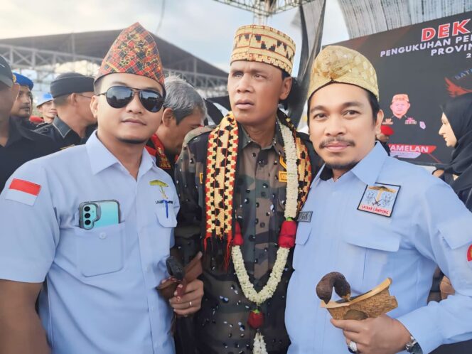 
					Laskar Lampung Hadiri Pengukuhan dan Pelantikan Pengurus DPD Grib Lampung