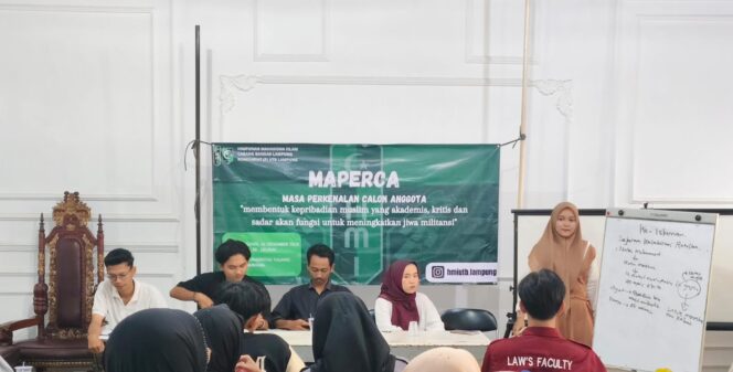 
					Maperca Perdana HMI UTB Lampung: Cetak Kader Berintegritas dan Agen Perubahan