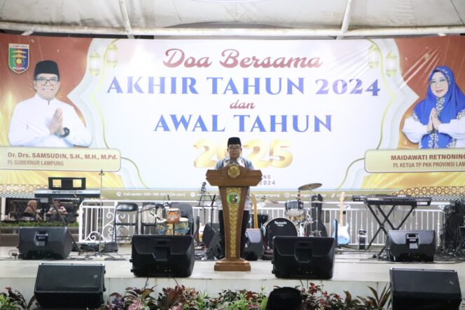 
					Pj Gubernur Lampung Gelar Doa Bersama Sambut Tahun Baru 2025