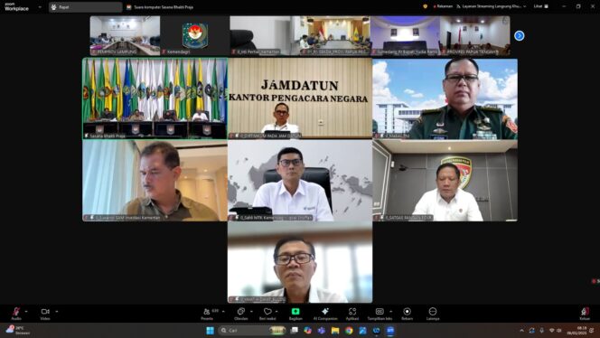 
					Pemprov Lampung Ikuti Rakor Pengendalian Inflasi Daerah Bersama Mendagri
