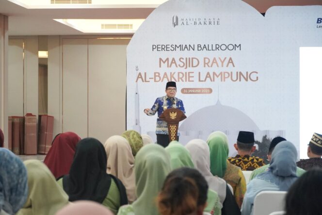 
					Pj Gubernur Lampung Samsudin Resmikan Ballroom Megah Masjid Raya Al-Bakrie