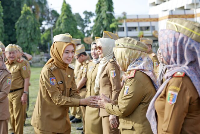 
					Apel Perdana Wagub Lampung, Jihan Nurlela Ajak ASN Wujudkan Lampung Maju