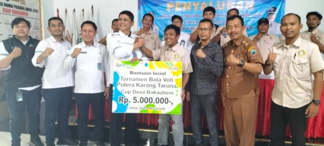 
					ASDP Dukung Turnamen Voli Karang Taruna Cup 1 di Desa Bakauheni