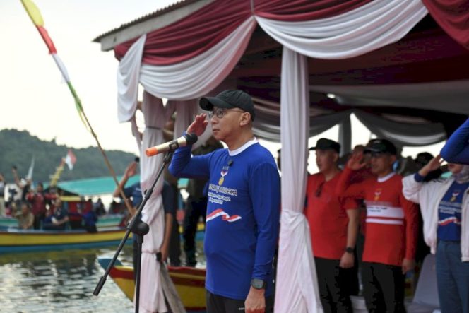 
					Gubernur Rahmat Mirzani Jadi Inspektur Upacara Peringatan HUT ke-80 RI di Atas Laut