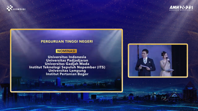 
					Menteri Komunikasi dan Digital Apresiasi Unila Raih Terbaik Ketiga Nasional pada AMH 2025