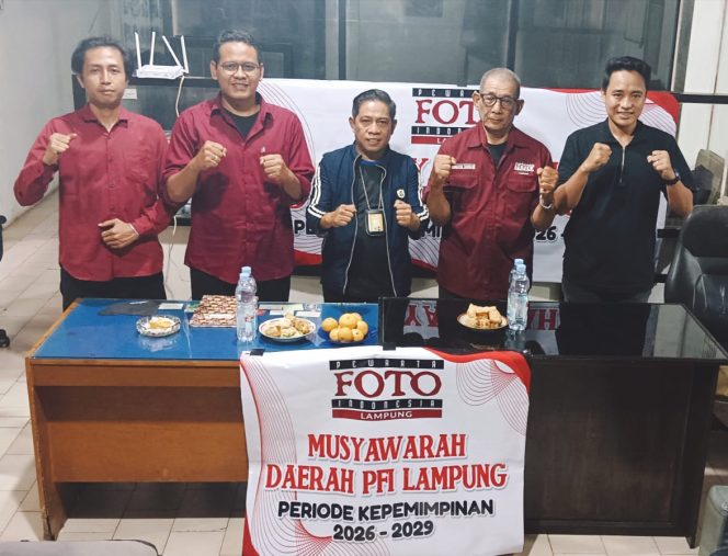 
					Juniardi Terpilih Aklamasi sebagai Ketua PFI Lampung Periode 2026–2029