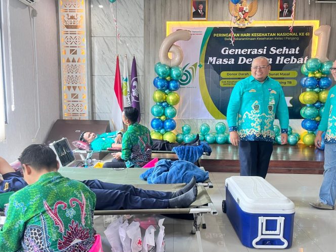 
					Rayakan HKN ke-61, BKK Kelas I Panjang Gelar Layanan Kesehatan Gratis untuk Warga Lampung