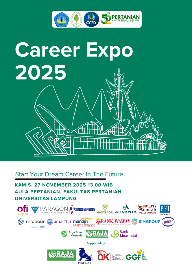 
					IKAPERTA Unila Akan Gelar ‘Agri Talks’, Career Expo, dan Pasar Murah