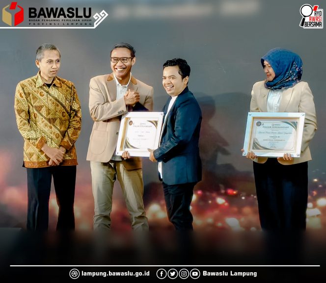 
					Bawaslu Provinsi Lampung Raih Empat Penghargaan Anugerah Kehumasan Bawaslu 2025