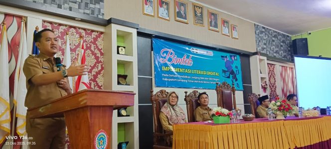 
					Genjot IPM, Disdikbud Lampung Masifkan Literasi Digital Lewat Roadshow Bimtek