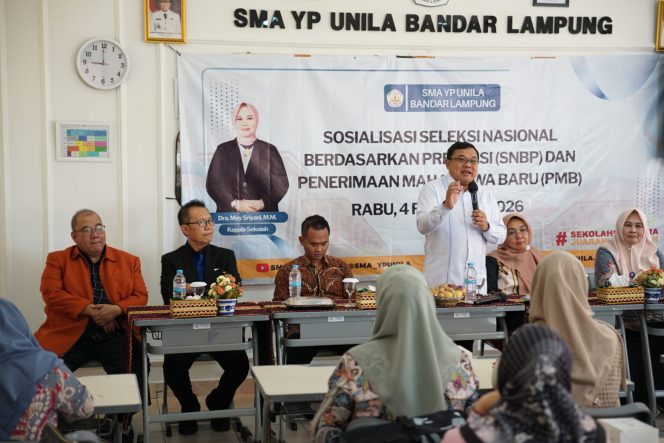 
					Unila Sosialisasikan PMB 2026 di SMA YP Unila