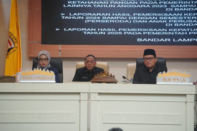 
					DPRD Lampung Sahkan Rekomendasi LHP BPK, Pemprov Siap Tindak Lanjut