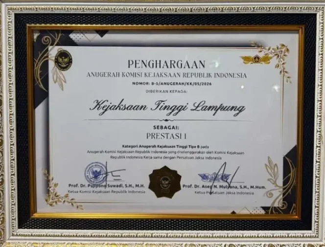 
					DPRD Lampung Apresiasi Kejati Lampung Raih Juara I Nasional Anugerah Komjak RI 2026