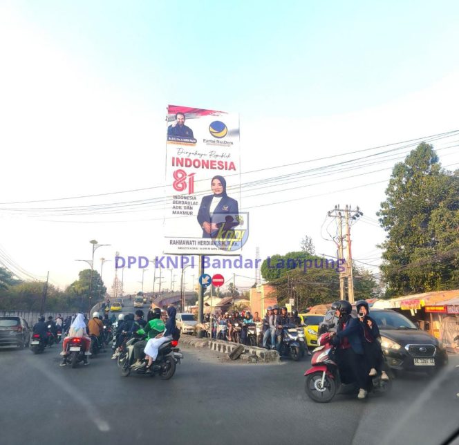 
					Baliho Anak Wali Kota di Ruang Publik, KNPI Soroti Dugaan Tebang Pilih Penertiban oleh Pemkot Bandar Lampung